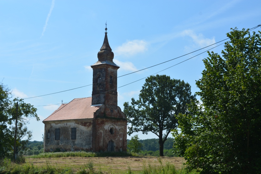 Abandoned church near camp mateos mansion